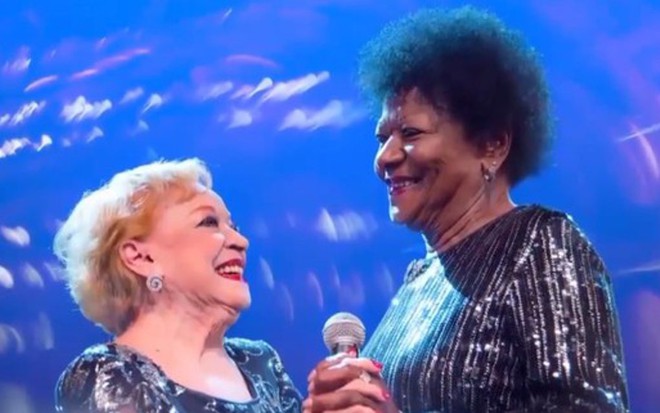 Claudette Soares e Alaíde Costa juntas em show; cantoras foram ignoradas pela Record - DIVULGAÇÃO