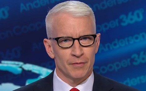 O jornalista Anderson Cooper em seu programa exibido no canal CNN, na noite de terça (5) - Reprodução/CNN