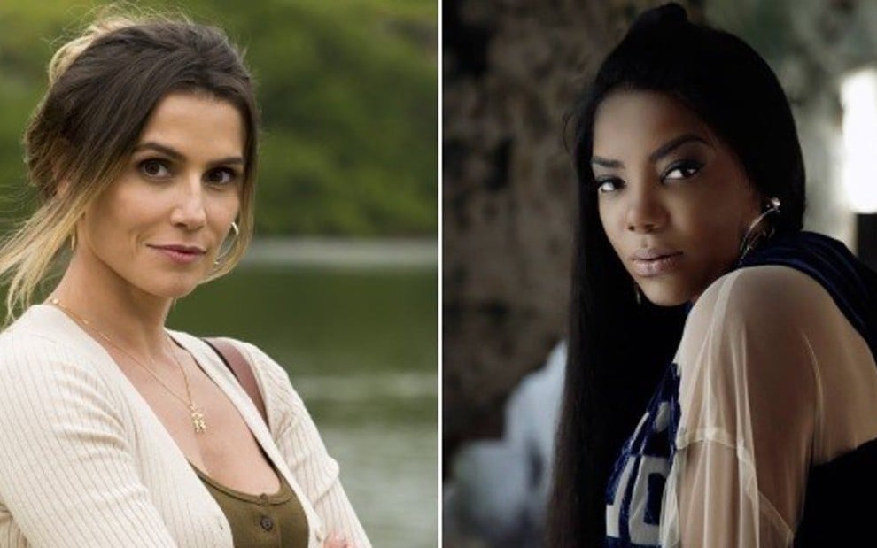 A atriz Deborah Secco e a cantora Ludmilla reagiram a ataques com denúncias à polícia - Montagem Facebook/Divulgação TV Globo