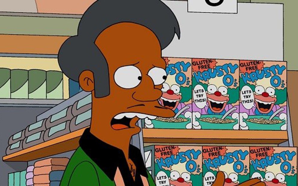 O comerciante indiano Apu em Os Simpsons; atores criticam caracterização do personagem  - Divulgação/Fox