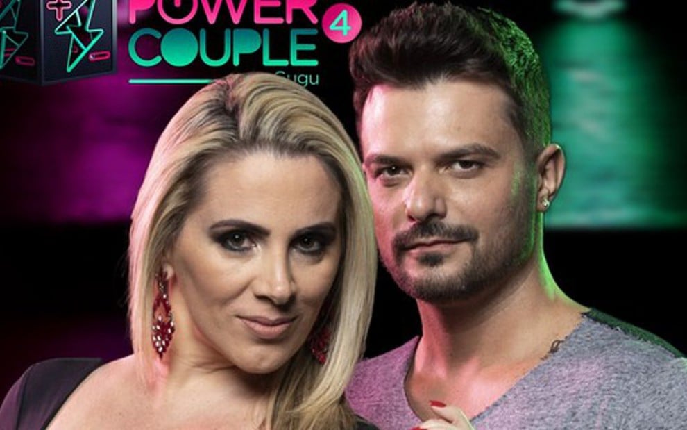 Faby Monarca e Enrico Mansur foram os primeiros eliminados da quarta temporada do Power Couple Brasil - EDU MORAES/RECORD