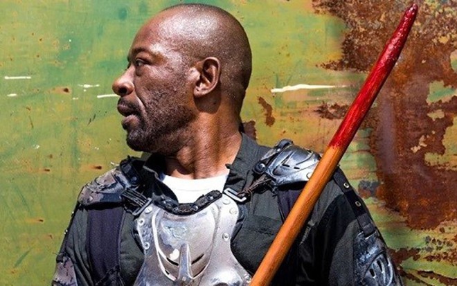O ator Lennie James, o Morgan, em cena da oitava temporada de Walking Dead - Divulgação/AMC