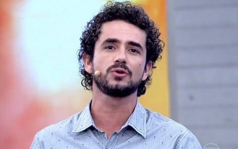 Felipe Andreoli no Encontro com Fátima Bernardes, ou melhor, sem Fátima, de ontem (5) - Reprodução/TV Globo