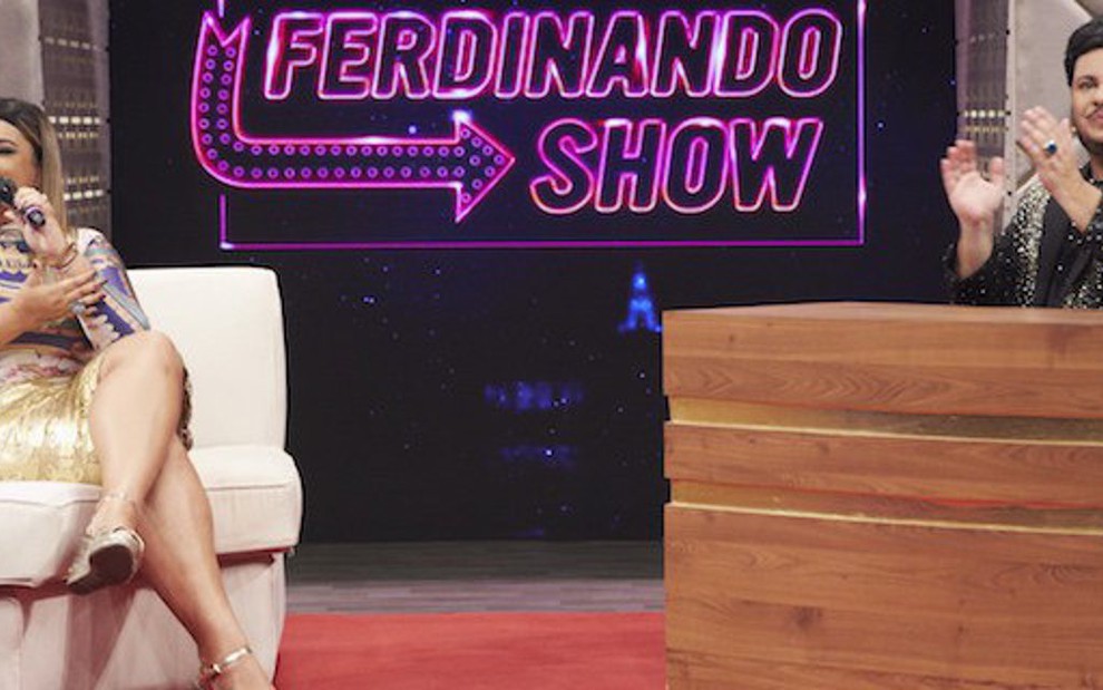 Preta Gil participa da estreia da segunda temporada do Ferdinando Show, de Marcus Majella  - Fotos Juliana Coutinho/Multishow