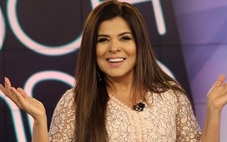 Mara Maravilha deixou o Fofocalizando; apresentadora estava no programa desde setembro de 2016 - DIVULGAÇÃO/SBT