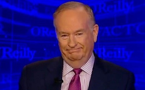 O jornalista Bill O'Reilly no último programa apresentado por ele na Fox News, há oito dias - Reprodução/Fox News