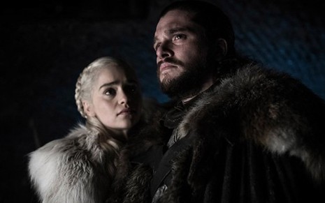Emilia Clarke e Jon Snow na oitava temporada de Game of Thrones; quem merece o Trono de Ferro? - Imagens: Divulgação/HBO