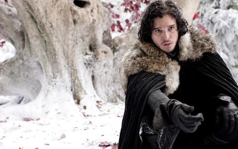 O ator Kit Harington, novinho, como o icônico Jon Snow na primeira temporada de Game of Thrones - Imagens: Divulgação/HBO