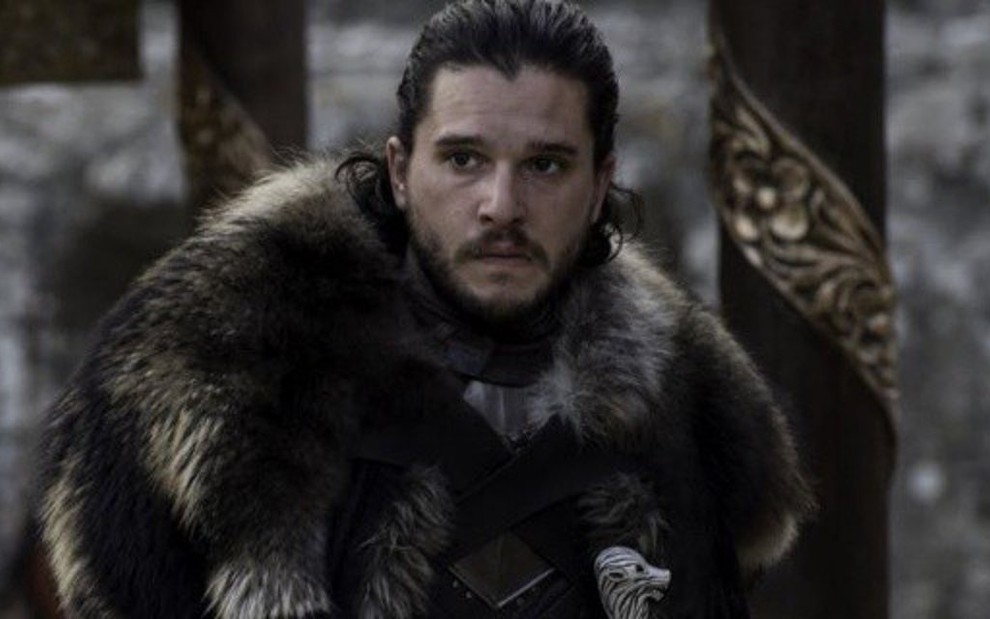 O ator Kit Harington em imagem do último episódio da sétima temporada de Game of Thrones - Divulgação/HBO