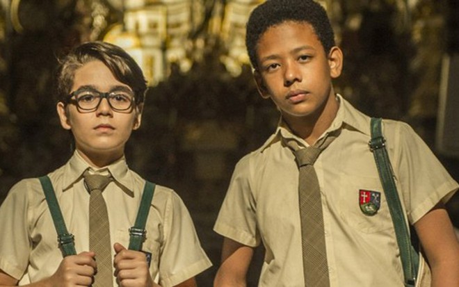Xande Valois (Eduardo) e João Gabriel d'Aleluia (Paulo) estrelam Se Eu Fechar os Olhos Agora - Maurício Fidalgo/TV Globo