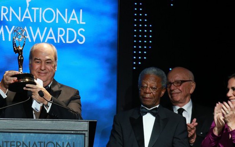 Roberto Irineu Marinho, presidente do Grupo Globo, no Emmy Internacional de 2014 - Luiz C. Ribeiro/TV Globo