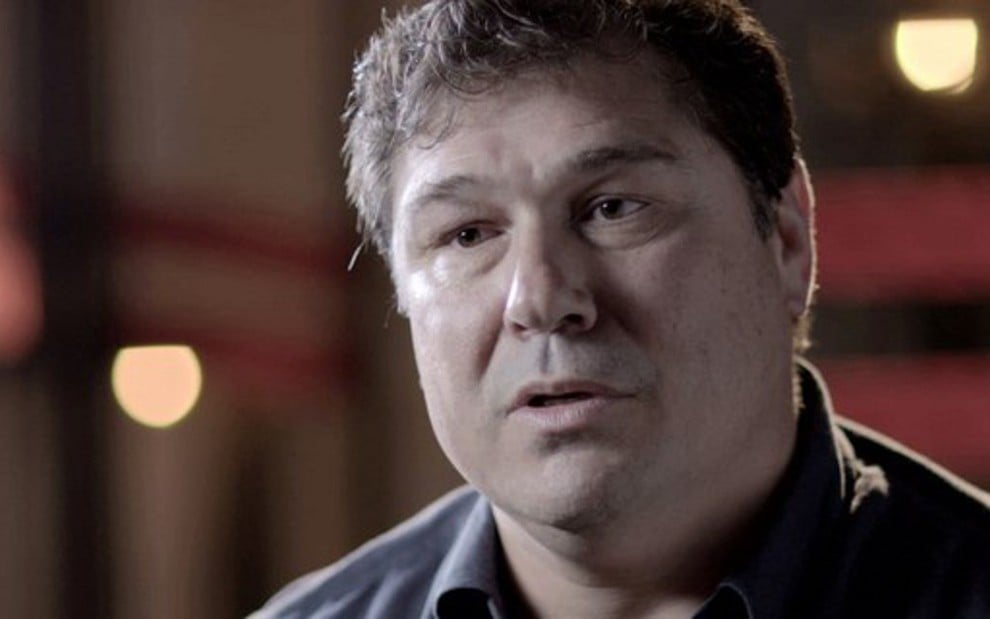 O ex-judoca Aurélio Miguel em depoimento para a série A Grande Luta, do Cinemax - 