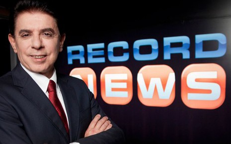 Heródoto Barbeiro, apresentador do Jornal da Record News, exibido quatro vezes - Divulgação/RecordTV