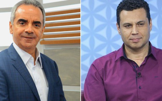 Os bispos Honorilton Golçalves, ex-vice da Record, e Renato Cardoso, novo chefe da Universal - Divulgação/Reprodução/RecordTV