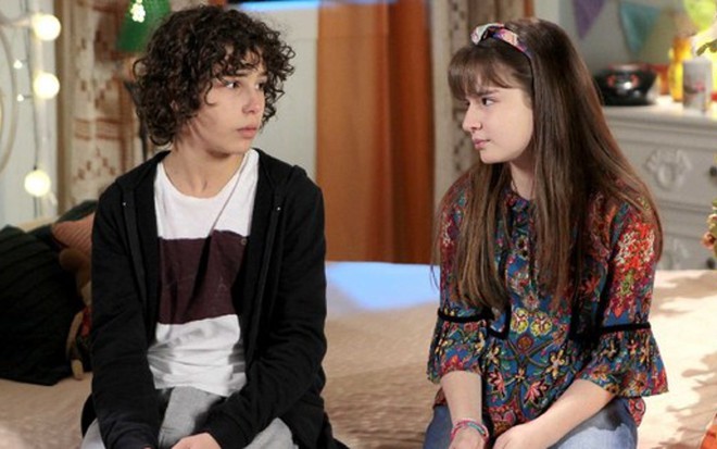 Igor Jansen e Sophia Valverde protagonizam a novela As Aventuras de Poliana, do SBT - LOURIVAL RIBEIRO/SBT