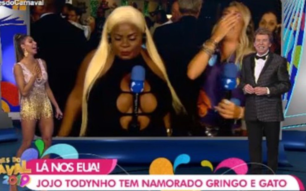 Jojo Todynho deixou os apresentadores da RedeTV! boquiabertos ao falar palavrões ao vivo - FOTOS: REPRODUÇÃO/REDETV!