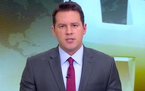 Dony De Nuccio no Jornal Hoje de sexta-feira (18): bom substituto para Evaristo Costa - Reprodução/TV Globo