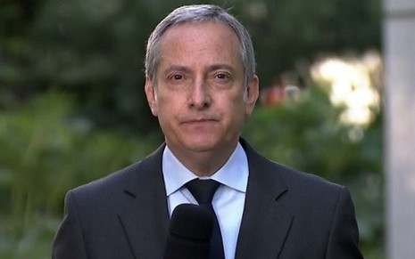 José Roberto Burnier no Jornal Hoje de ontem em reportagem sobre o PSDB e Michel Temer - Imagens: Reprodução/TV Globo