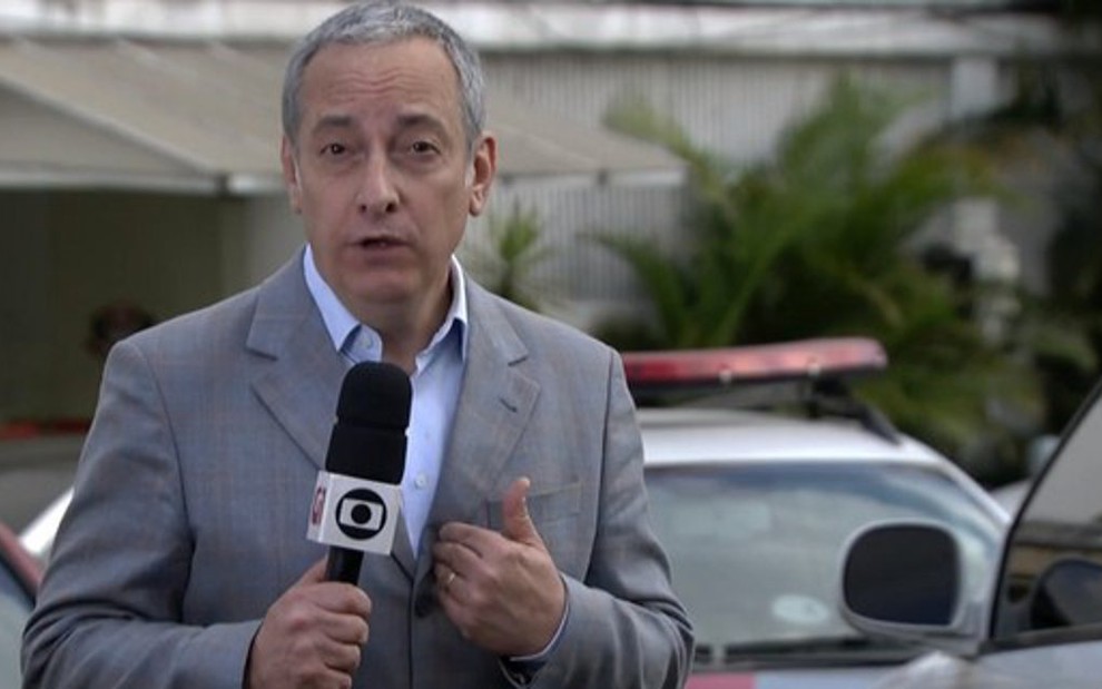 José Roberto Burnier no Jornal Nacional do último dia 14; jornalista já trabalha em novo projeto na Globo News - Reprodução/TV Globo