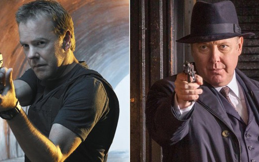 Kiefer Sutherland, o eterno Jack Bauer, por pouco não ocupou o lugar de James Spader em The Blacklist - Divulgação/Fox/NBC