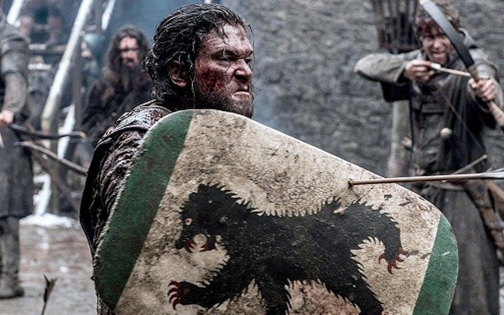 O ator Kit Harington em cena de Batalha dos Bastardos, penúltimo episódio da 6ª temporada - Divulgação/HBO