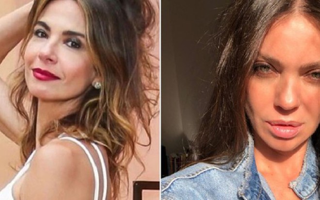 Luciana Gimenez e Simone Abdelnur; teve torta de climão no encontro da apresentadora com a socialite - FOTOS: REPRODUÇÃO/INSTAGRAM