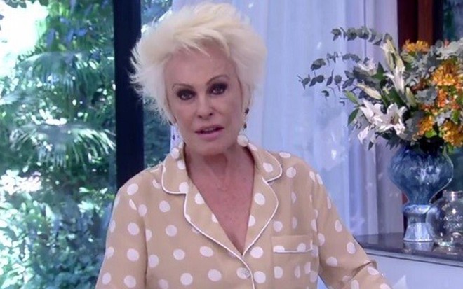 Ana Maria Braga durante o Mais Você de quinta-feira (14), sem a companhia do Louro José - Reprodução/TV Globo