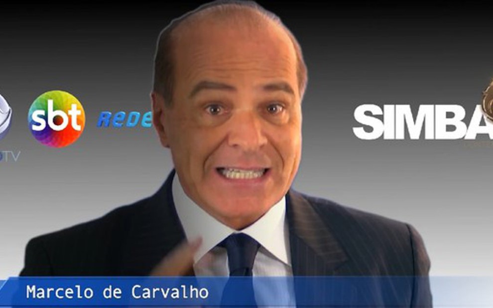 Marcelo de Carvalho, vice-presidente da RedeTV!, em discurso contra a TV por assinatura - Reprodução/RedeTV!