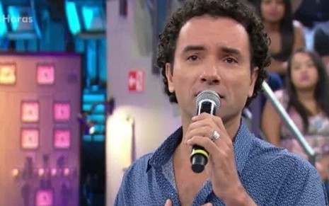 O ex-CQC Marco Luque  no Altas Horas do último sábado, que bateu recorde - Reprodução/TV Globo