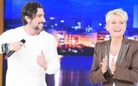 Marcos Mion no programa de Xuxa Meneghel: Record estuda troca entre apresentadores - Reprodução/Record