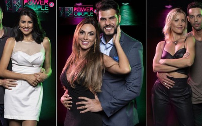 Mariana Felicio/Daniel Saullo, Nicole Bahls/Marcelo Bimbi e Jú Valcézia/Ricarddo Manga estão na D.R. do Power Couple - EDU MORAES/RECORD
