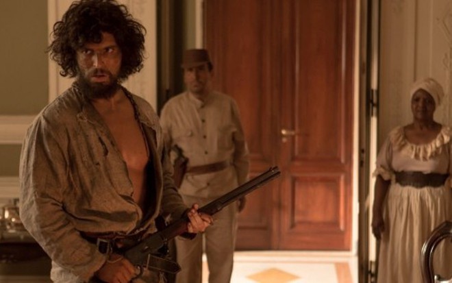 O português Diogo Morgado em cena de O Matador, primeiro filme brasileiro da Netflix - Fotos: Pedro Saad/Netflix
