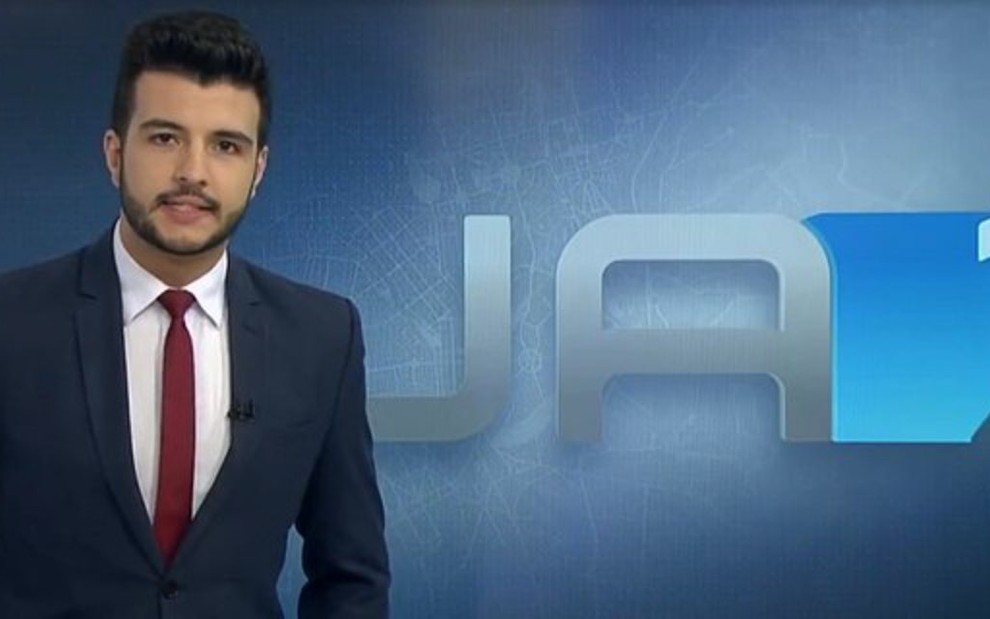 Matheus Ribeiro segue no comando do JA2, da TV Anhanguera, afiliada da Globo em Goiás; crise provoca demissões - REPRODUÇÃO/TV ANHANGUERA