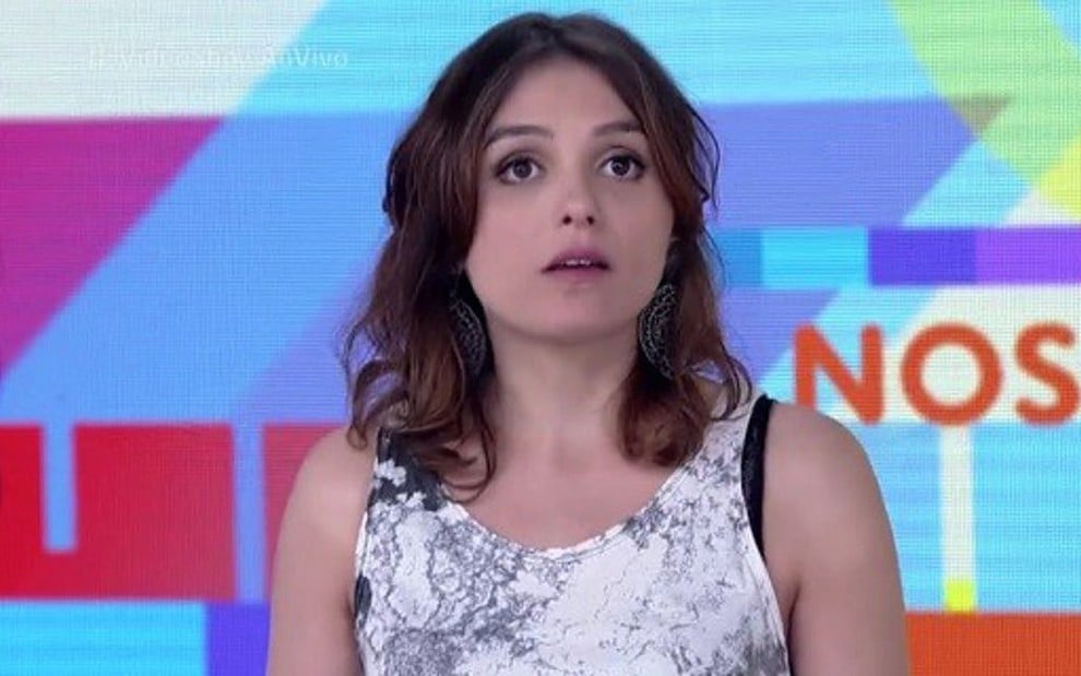 Monica Iozzi no Vídeo Show de ontem (4); apresentadora deixará programa para ser atriz - Reprodução/TV Globo
