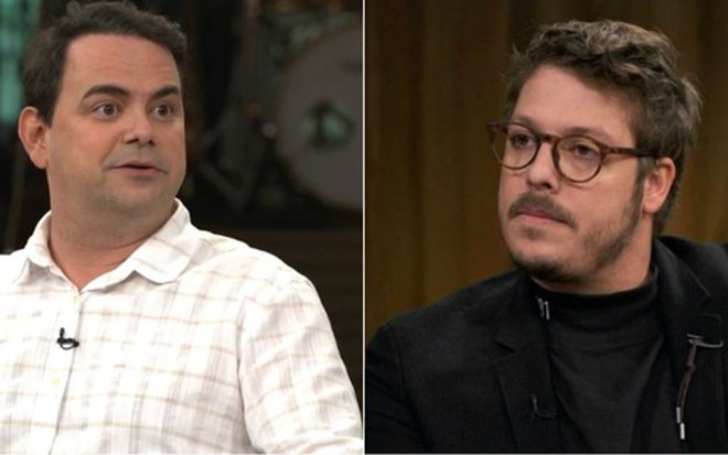 O comeadiante Márvio Lúcio, conhecido como o Carioca do programa Pânico, durante entrevista na Globo