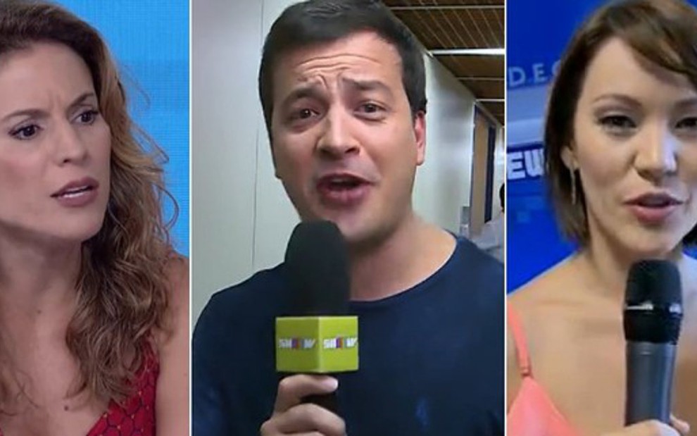 Maíra Charken, Rafael Cortez e Geovanna Tominaga perderam o prestígio após atuarem no Vídeo Show - Fotos: Reprodução/TV Globo