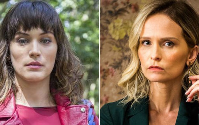 Clara (Bianca Bin) dará o troco mais uma vez em Fabiana (Fernanda Rodrigues) na trama - Montagem/Divulgação/TV Globo