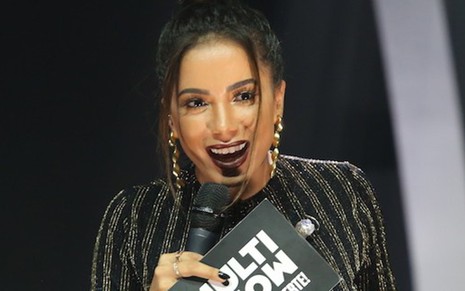 A cantora Anitta durante apresentação do Música Boa Ao Vivo, do Multishow - Gianne Carvalho/Multishow