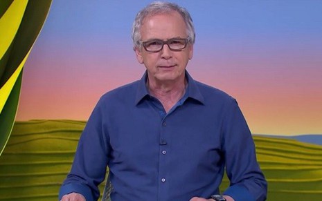 Nelson Araújo, apresentador do Globo Rural, programa que registra bom ibope - Reprodução/TV Globo