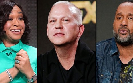 Shonda Rhimes, Ryan Murphy e Kenya Barris, trio de superprodutores que reforçam o time da Netflix - Divulgação/TCA