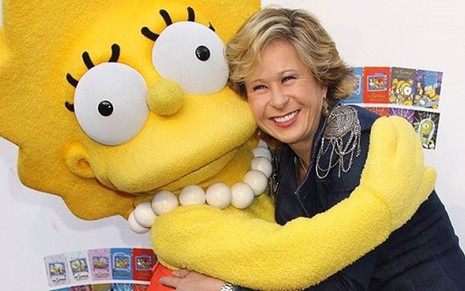 A atriz e dubladora Yeardley Smith, a voz de Lisa na animação Os Simpsons, em evento da Fox   - Divulgação/Fox