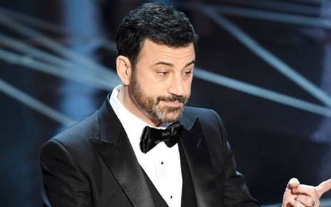 O comediante Jimmy Kimmel no Oscar de 2017; telespectadores jovens fugiram da TV  - Divulgação/Academy Awards