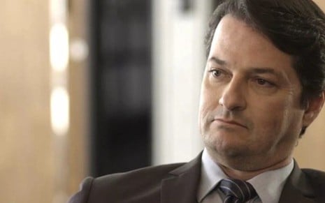 Malagueta (Marcelo Serrado) ficará incomodado ao ser acusado na novela Pega Pega - Divulgação/TV Globo