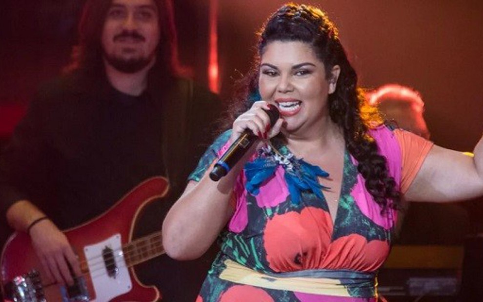 A comediante Fabiana Karla em apresentação na estreia do Popstar, no domingo (9) - Felipe Monteiro/Gshow