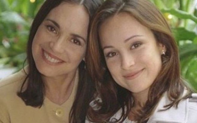 Regina e Gabriela Duarte em cena de Por Amor: mãe e filha também na ficção - Divulgação/TV Globo