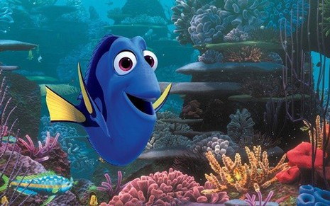 A peixinha Dory na animação Procurando Dory, sucesso de público nos Estados Unidos - Divulgação/Pixar