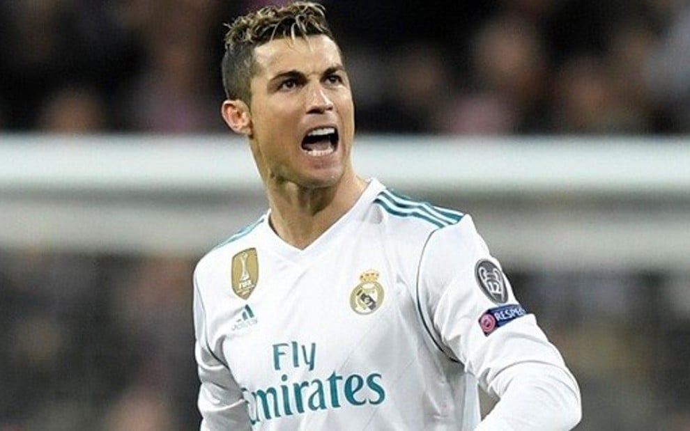 Cristiano Ronaldo durante vitória do Real Madrid sobre o PSG pela Liga dos Campeões - Divulgação/Uefa