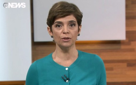 Renata Lo Prete durante participação no Jornal das Dez, da GloboNews, na semana passada - Reprodução/GloboNews