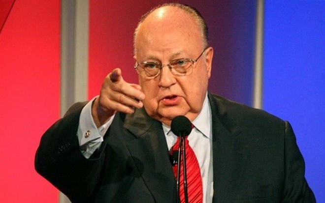 Roger Ailes em evento da Fox; trajetória do executivo acusado de assédio vai virar minissérie - Divulgação/Fox