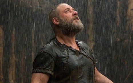 O ator Russell Crowe em cena de Noé, arma da Globo contra Velozes e Furiosos na Record - Divulgação/Paramount